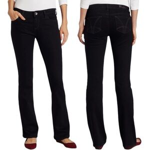 Kut from the Kloth Farrah Baby Bootcut Size 4 Black NWT